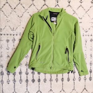 Green Colombia fleece jacket